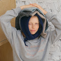 Triangle Wool Blend Scarf