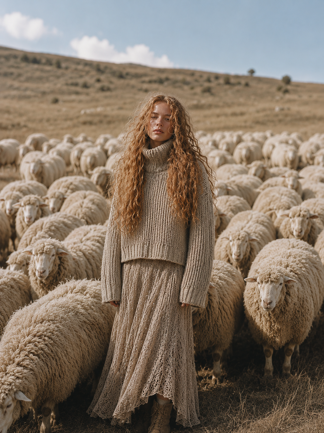 Oliver Mock Neck in Wool